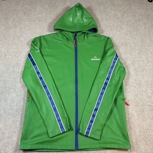 Heineken x UEFA Champions League Green Hooded Full Zip Jacket Men's Sz Large‎